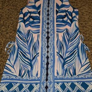 Lilly Pulitzer Blue and Pink Mini Dress